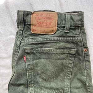 VINTAGE green Levi 550 from Portugal